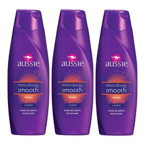 Kit 3 Shampoo Aussie Smooth 400ml