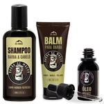 Kit Shampoo Balm Óleo - Barba De Macho +
