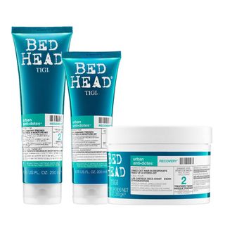 Kit Shampoo Bed Head Recovery 250ml + Condicionador 200ml + Mascara Treatment 200g