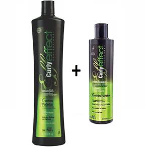 Kit Shampoo Cachos Perfeitos Curly Effect 1L + Condicionador Curly Effect Professional 400ml