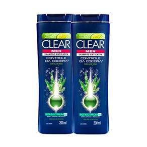 Kit Shampoo Clear Men Anticaspa Controle da Coceira
