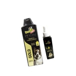 Kit Shampoo + Colônia Para Cachorro Power Pets Gold
