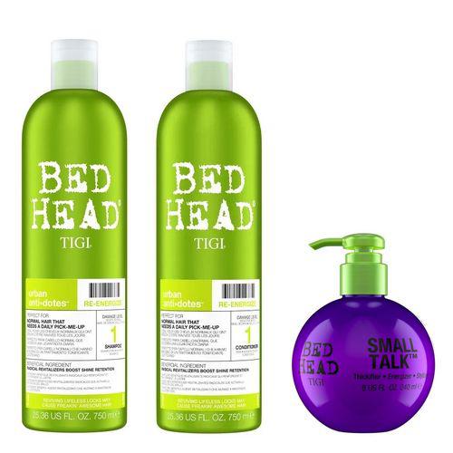 Kit Shampoo + Cond Lvl 1 2x750ml + Volumizante 240ml Bed Head Tigi