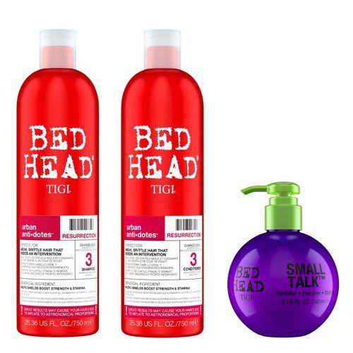 Kit Shampoo + Cond Lvl 3 2x750ml + Volumizante 240ml Bed Head Tigi