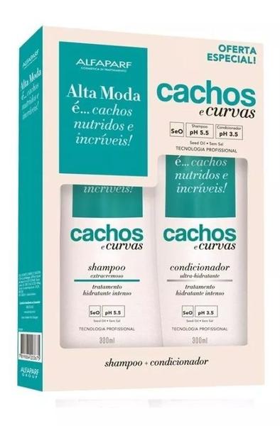 Kit Shampoo + Condicionador Alfaparf Alta Moda Cachos e Curvas 300ml