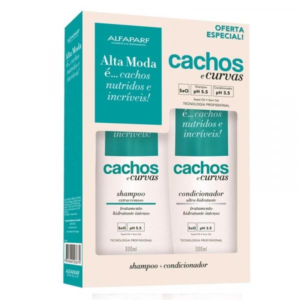 Kit Shampoo + Condicionador Alfaparf Altamoda Cachos e Curvas 300ml - Alta Moda