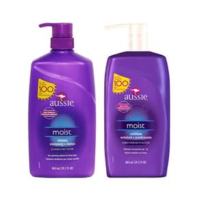 Kit Shampoo + Condicionador Aussie Moist - 865ml - 865ml