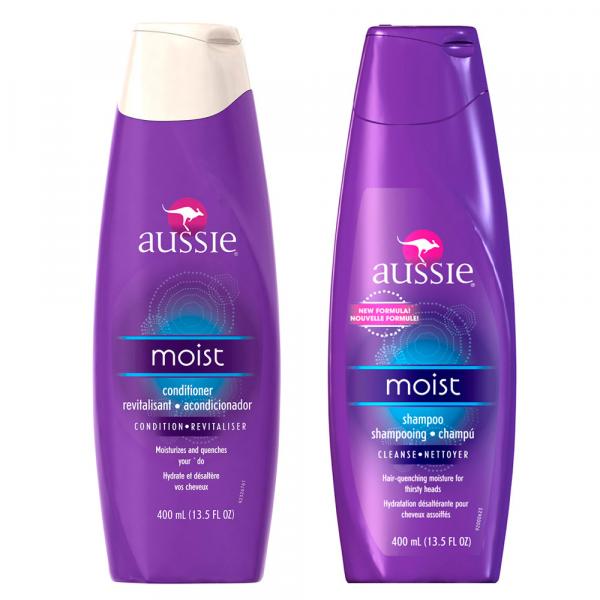 Kit Shampoo + Condicionador Aussie Moist - Aussie