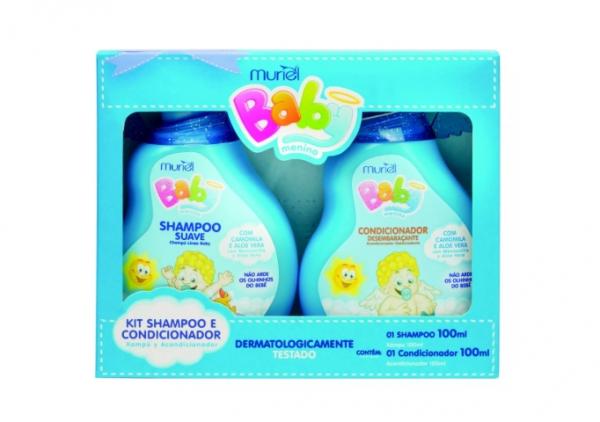 Kit Shampoo+ Condicionador Baby Menino 150 - Muriel