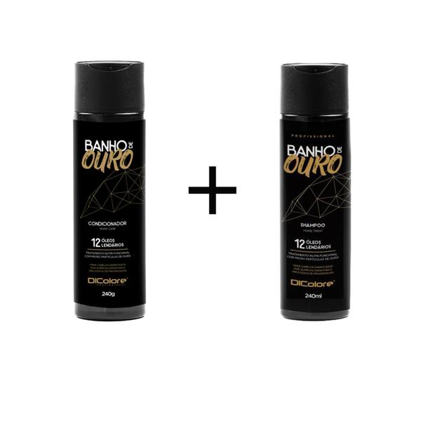 Kit Shampoo + Condicionador Banho de Ouro - Dicolore