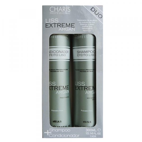 Kit Shampoo + Condicionador Charis Extreme Liss