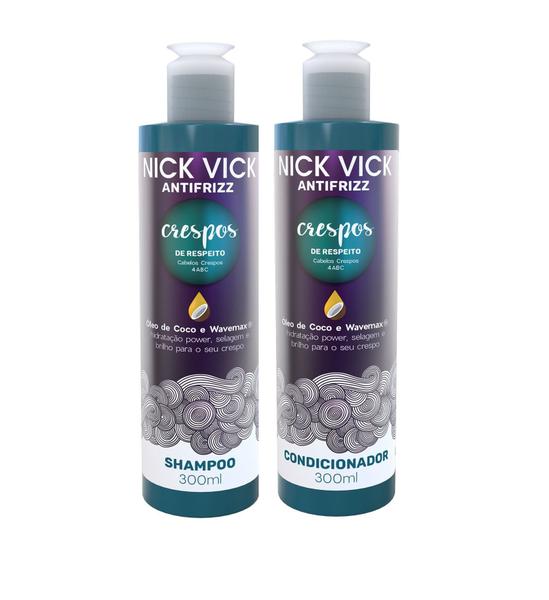 Kit Shampoo + Condicionador Crespos de Respeito Nick Vick