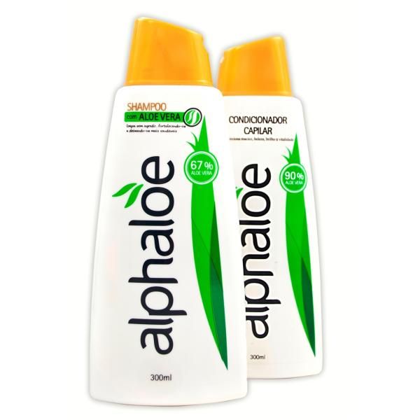 Kit Shampoo + Condicionador de Aloe Vera - Alphaloe