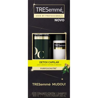 Kit Shampoo+Condicionador Detox Capilar Tresemmé 400ml