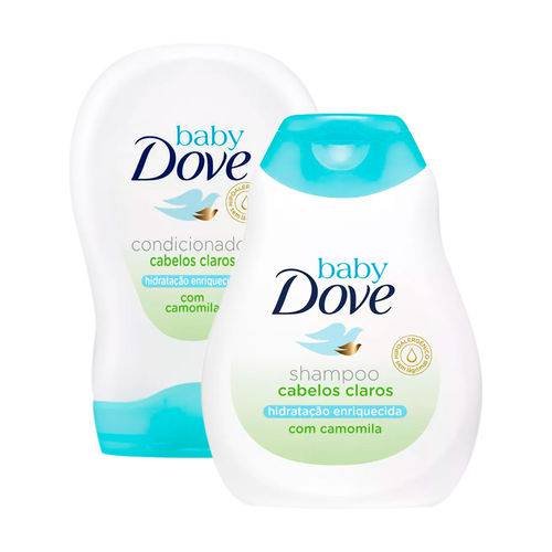 Kit Shampoo + Condicionador Dove Baby Cabelos Claros 200ml