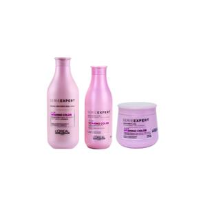 Kit Shampoo Condicionador e Máscara L`oréal Vitamino Color A-Ox