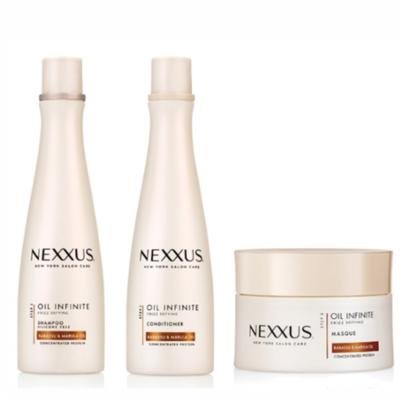 Kit Shampoo Condicionador e Máscara Nexxus Oil Infinite Frizz Defying