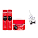 Kit Shampoo Condicionador e Máscara Reconstrução Total