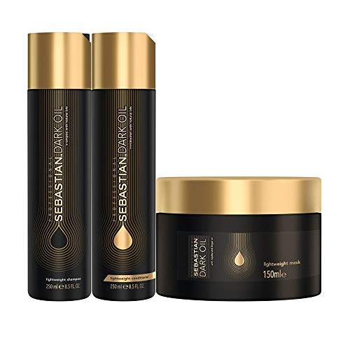 Kit Shampoo Condicionador e Máscara Sebastian Professional Dark Oil Pequeno