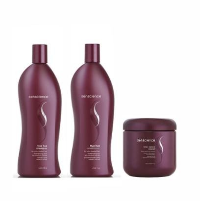 Kit Shampoo Condicionador e Máscara Senscience True Hue (2x1000 e 500)ml