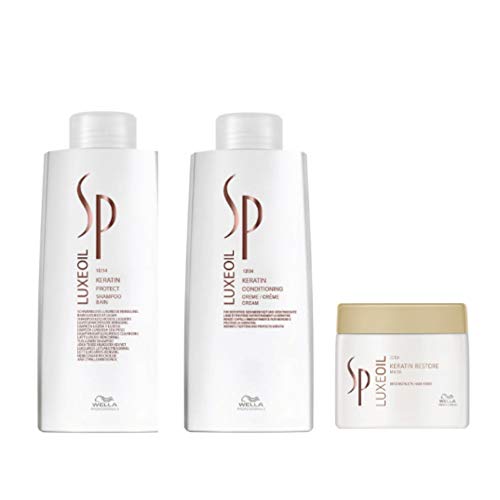 Kit Shampoo Condicionador e Máscara Wella SP Luxe Oil