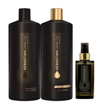 Kit Shampoo Condicionador e Óleo Sebastian Professional Dark Oil