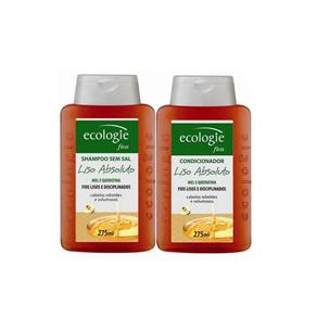 Kit Shampoo + Condicionador Ecologie Liso Absoluto Mel 275Ml