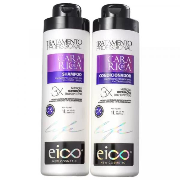 Kit Shampoo + Condicionador Eico Cara de Rica