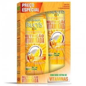 Kit Shampoo + Condicionador Fructis Nutrição Vitaminado 400ml
