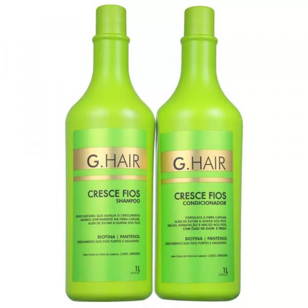 Kit Shampoo + Condicionador G. Hair Cresce Fios - 1L - G.hair