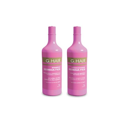 Kit Shampoo + Condicionador G Hair Desmaia Fios - 1L
