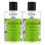 Kit Shampoo + Condicionador Go Vegan Hidratação e Nutrição 2x300ml Inoar