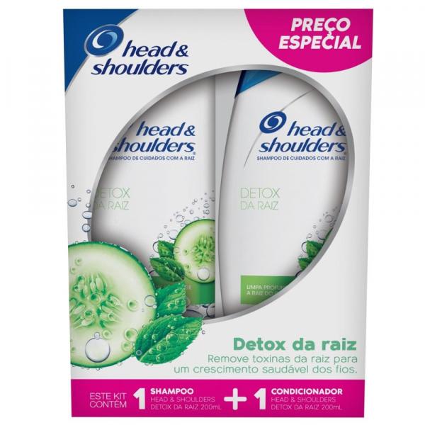 Kit Shampoo + Condicionador Head Shoulders Detox da Raiz