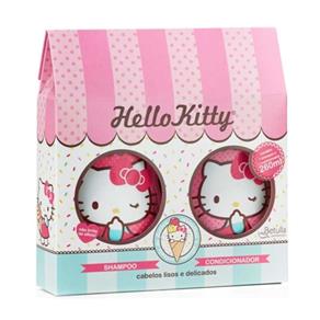 Kit Shampoo + Condicionador Hello Kitty Lisos 260Ml