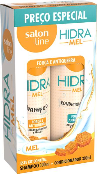 Kit Shampoo + Condicionador Hidra Mel 300ml - Salon Line