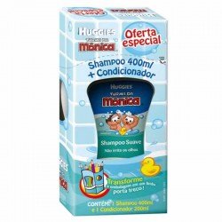 Kit Shampoo + Condicionador Huggies Turma da Mônica Suave