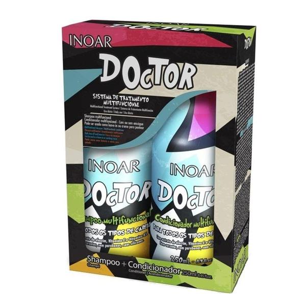 Kit Shampoo + Condicionador Inoar Duo Doctor - 250ml
