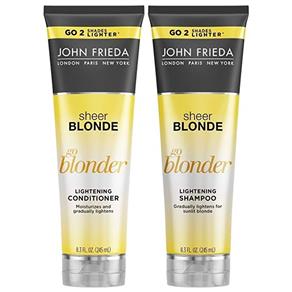 Kit Shampoo Condicionador John Frieda Go Blonder Lightening 245ml