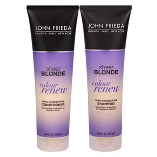 Kit Shampoo + Condicionador John Frieda Sheer Blonde Color Renew Tone Correcting Kit