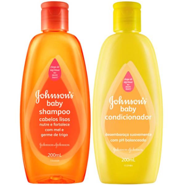 Kit Shampoo + Condicionador Johnsons 200ml