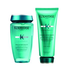 Kit Shampoo Condicionador Kérastase Resistance Extentioniste (250Ml e 200Ml)