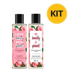 Kit Shampoo + Condicionador Love Beauty & Planet Manteiga de Murumuru & Rosa