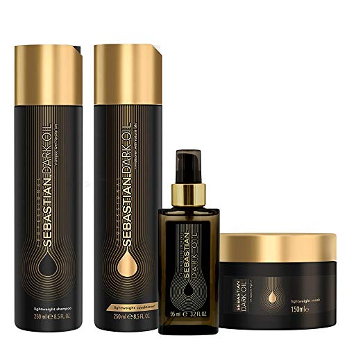 Kit Shampoo Condicionador MÁScara e ÓLeo Sebastian Professional Dark Oil