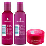 Kit Shampoo + Condicionador + Máscara Lee Stafford Hair Growth