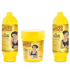 Kit Shampoo + Condicionador + Mascara Liso Etico Muriel