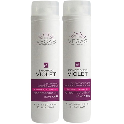 Kit Shampoo + Condicionador Matizador Violet 2X300Ml Vegas Professiona...