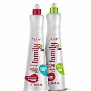 Kit Shampoo Condicionador Mutari Hidratação Profunda Family