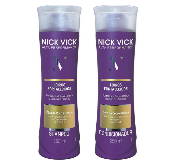 Kit Shampoo +condicionador Nick Vick Loiros Fortalecidos