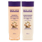 Kit Shampoo + Condicionador Nick & Vick Nutri-hair Brilho Natural