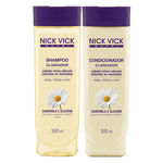 Kit Shampoo + Condicionador Nick & Vick Nutri-hair Clareador